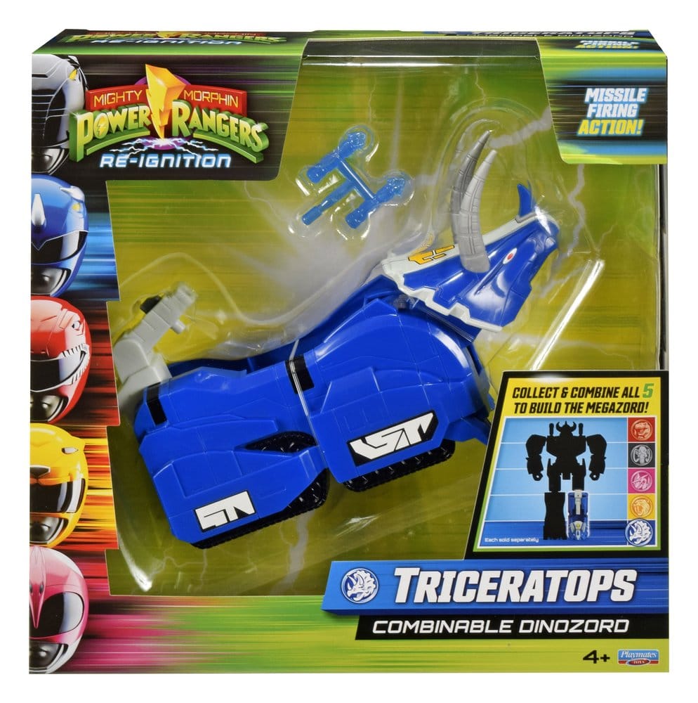 Mighty Morphin Power Rangers Combinable Dinozord Action Figure Triceratops 20 cm DS Modellismo Mighty Morphin Power Rangers Combinable