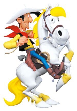 Statua Lucky Luke Lucky Luke on Rearing