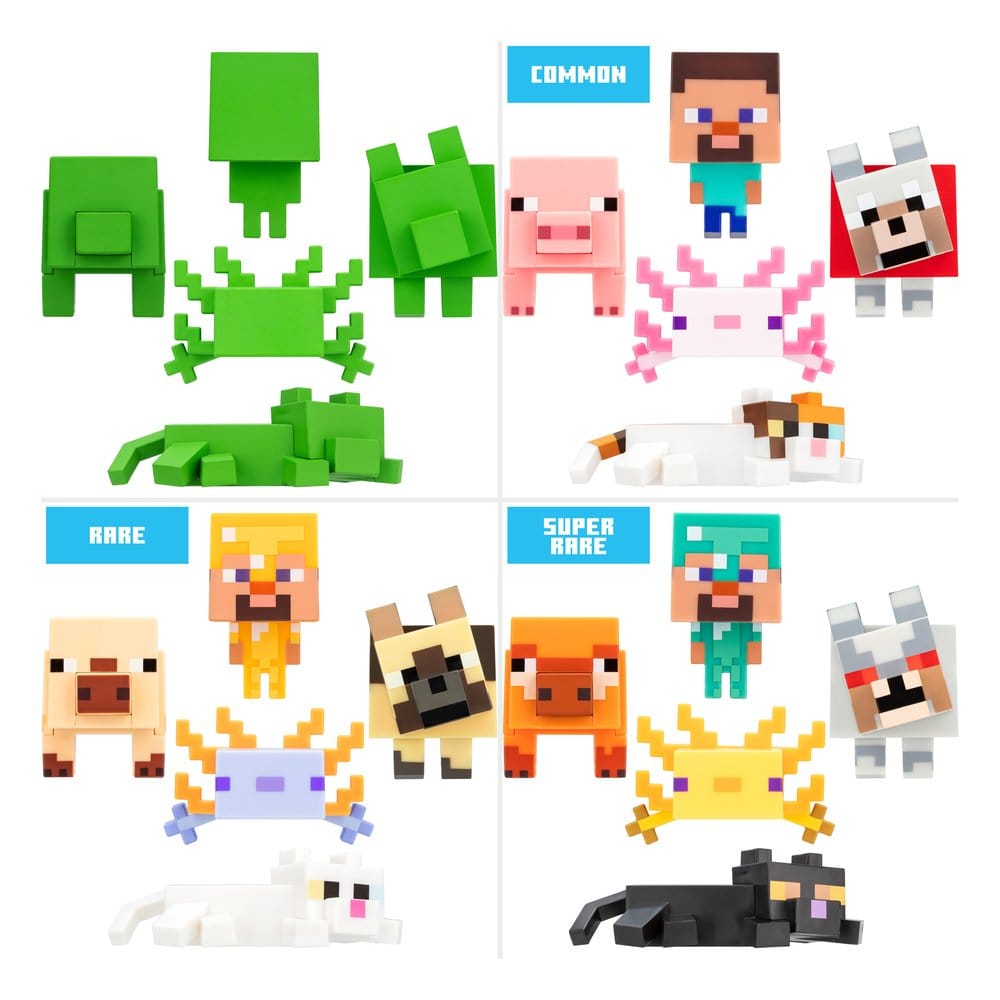Clip ferma sacchetti Minecraft Reveals Blind Box Assortment (24) DS Modellismo Clip ferma sacchetti Minecraft Reveals Blind