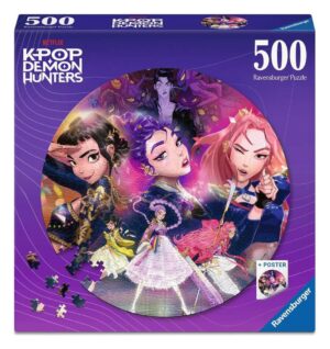 Puzzle KPop Demon Hunters Round For fans!