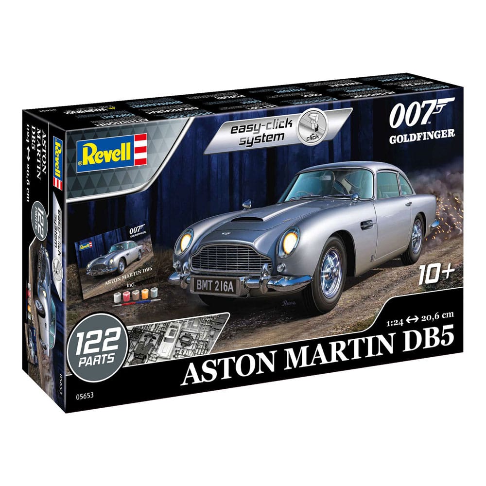 James Bond Model Kit 1/24 Aston Martin DB5 21 cm DS Modellismo James Bond Model Kit Aston Martin scala 1/24