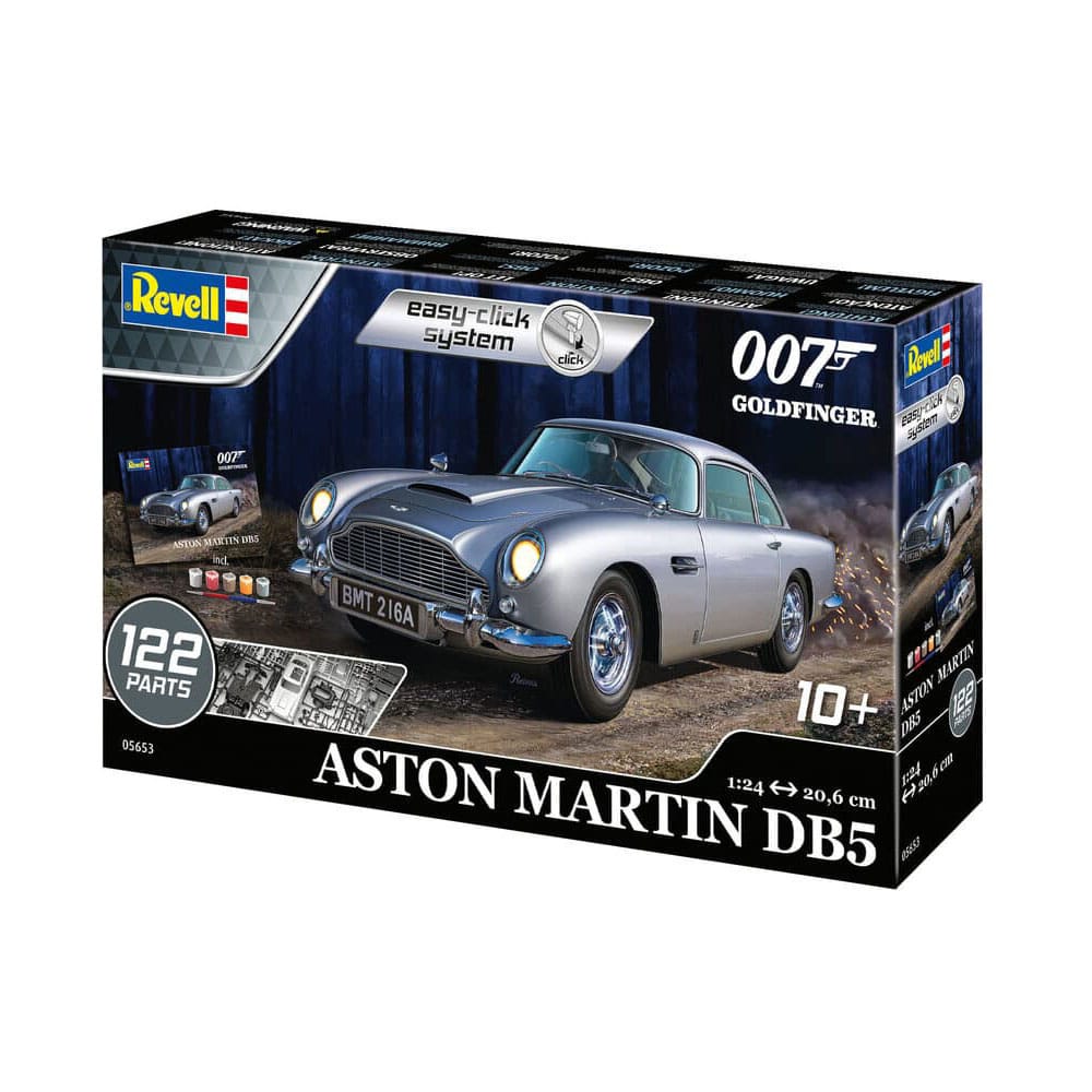 James Bond Model Kit 1/24 Aston Martin DB5 21 cm DS Modellismo James Bond Model Kit Aston Martin scala 1/24