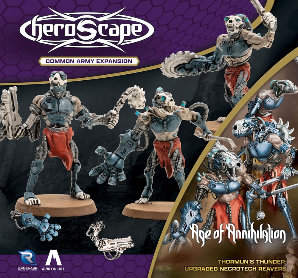 Heroscape Army Expansion Age of Annihilation Upgraded Necrotech Reavers (Common) *English Version* DS Modellismo Heroscape Army Expansion Age Annihilation
