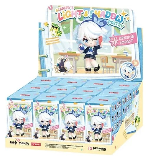 Genshin Impact Chibi Mini Figures Academy's Light and Shadow Poetry Blind Box Display (12) DS Modellismo Genshin Impact Chibi Mini Academy's Light