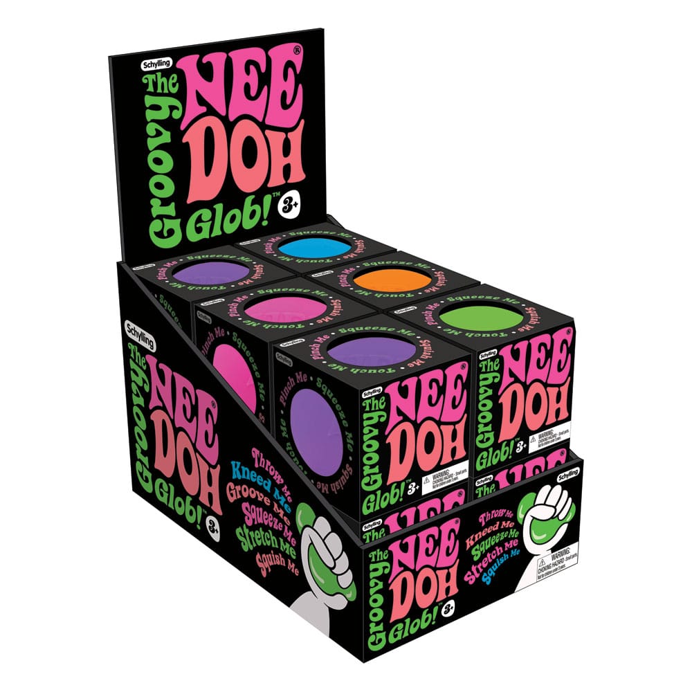 NeeDoh Squeeze Balls 6 cm Classic NeeDoohs Display (12) DS Modellismo NeeDoh Squeeze Balls Classic NeeDoohs