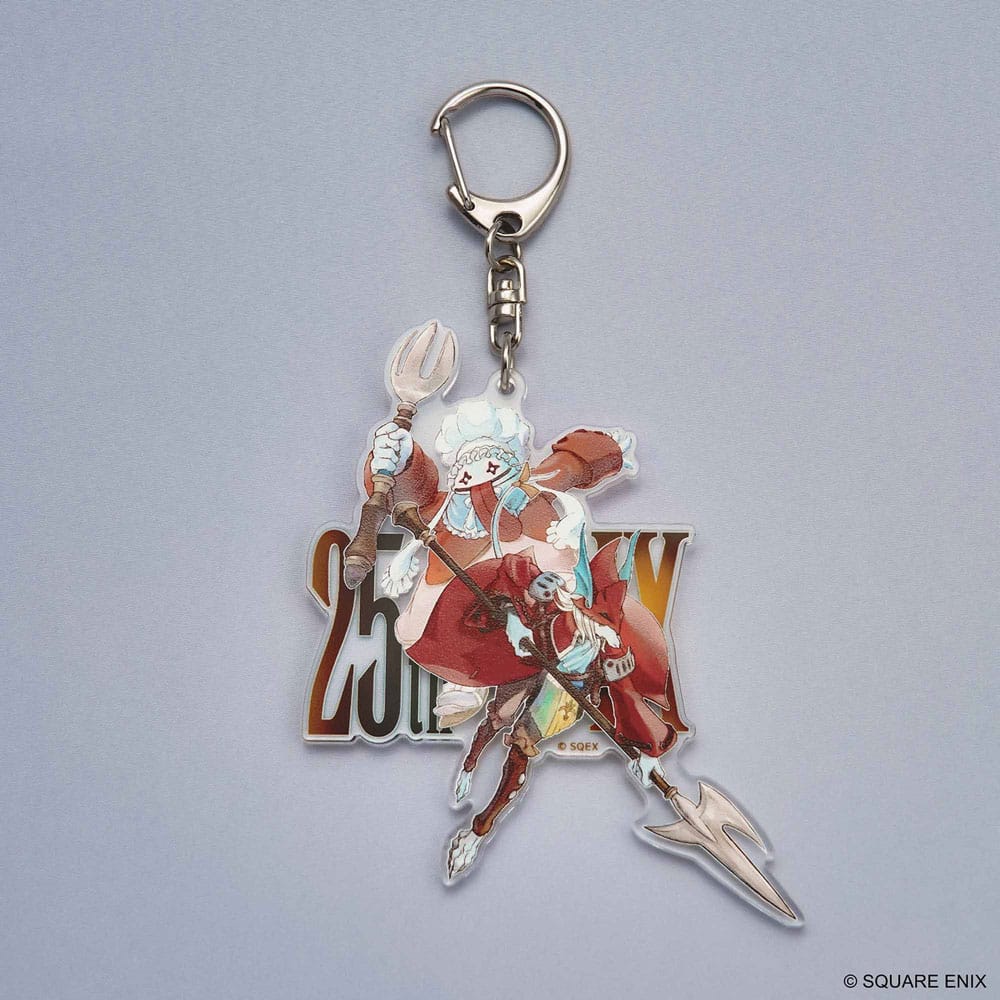 Portachiavi Final Fantasy IX Acrylic 25th Anniversary Quina & Freija DS Modellismo Portachiavi Final Fantasy Ix Acrylic 25th