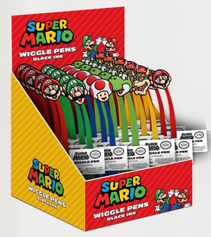 Penna Super Mario Wiggle Characters Display (30) DS Modellismo Penna Super Mario Wiggle Characters Display