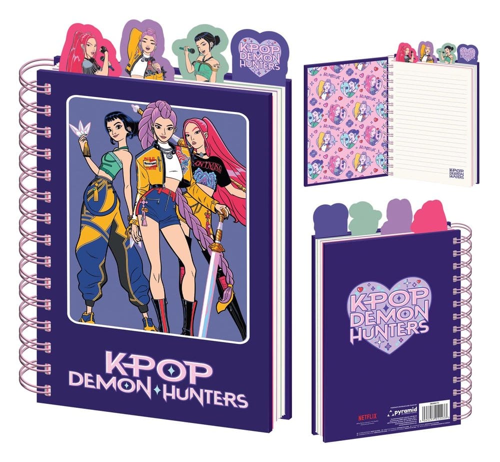 Quaderno KPop Demon Hunters Project A5 Hunter/X Display (10) DS Modellismo Quaderno KPop Demon Hunters Project A5
