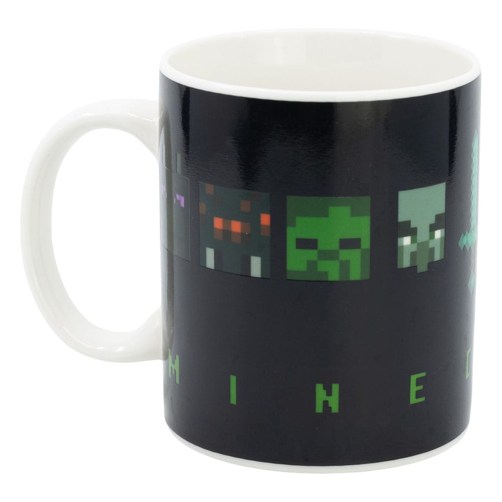 Tazza Minecraft termosensibile Squared Pattern 325 ml DS Modellismo Tazza Minecraft termosensibile Squared