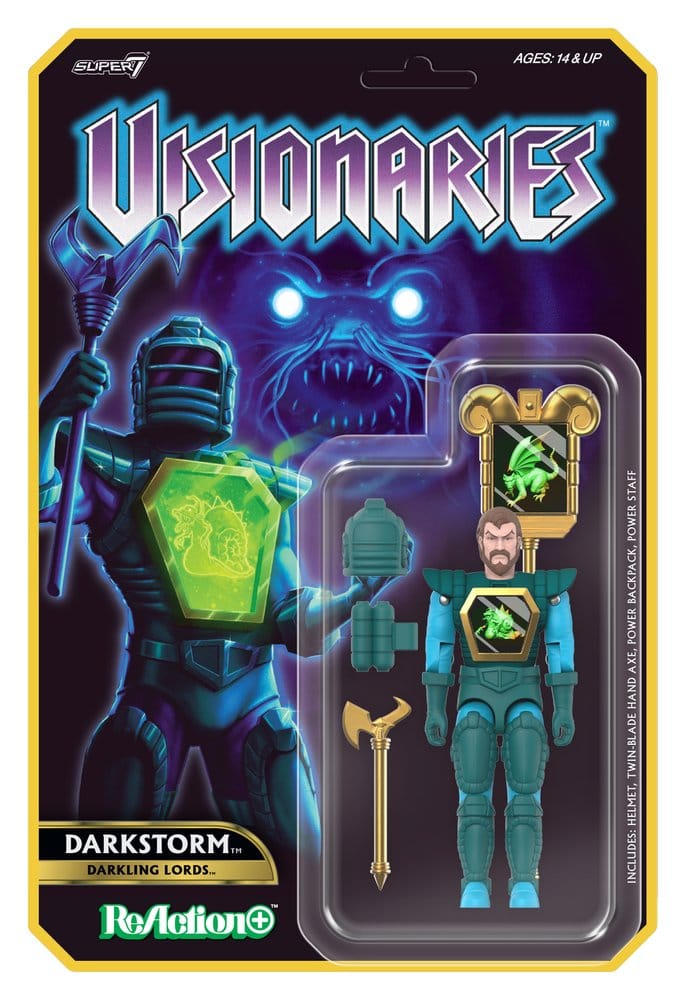 Visionaries ReAction+ Action Figure Wave 01 Darkstorm DS Modellismo Visionaries ReAction+ Action Wave 01