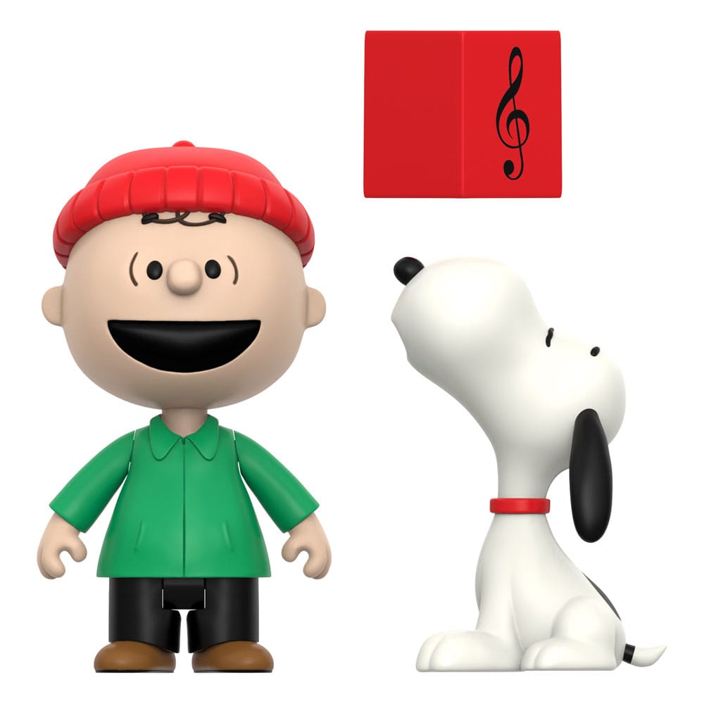 Peanuts ReAction Action Figures 2-Pack Brown and Snoopy (Caroling) 10 cm DS Modellismo Peanuts ReAction Action Brown Snoopy