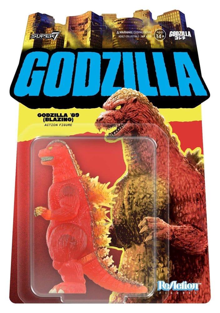 Godzilla Toho ReAction Action Figure Godzilla - 1989 (Blazing) 10 cm DS Modellismo Godzilla Toho ReAction Action Godzilla 1989