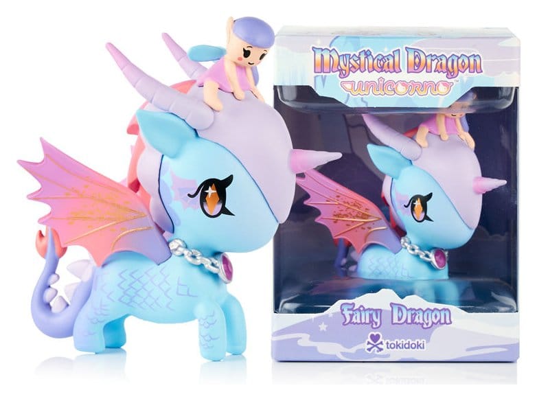 Unicorno Window Box Figure Mystical Dragon Line Fairy Dragon 8 cm DS Modellismo Unicorno Window Box Mystical Dragon Line