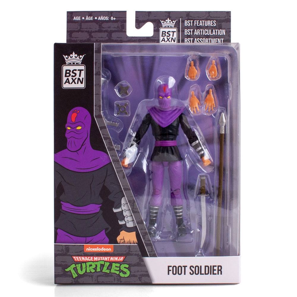 Teenage Mutant Ninja Turtles Bst Axn Action Figure Foot Soldier 13 cm - Damaged packaging DS Modellismo Teenage Mutant Ninja Turtles Bst Axn Action