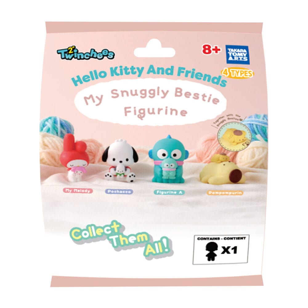 Sanrio Twinchees Mini Figures Hello Kitty & Friends My Cuddly Buddy 5 cm Blind Pack Display (24) DS Modellismo Sanrio Twinchees Mini Hello Kitty & Friends