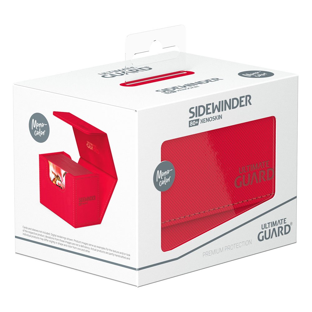 Ultimate Guard Sidewinder 80+ Xenoskin - Red DS Modellismo Ultimate Guard Sidewinder 80+ Xenoskin Red
