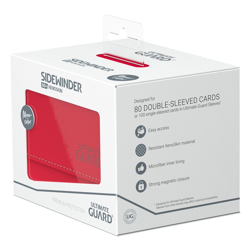 Ultimate Guard Sidewinder 80+ Xenoskin - Red DS Modellismo Ultimate Guard Sidewinder 80+ Xenoskin Red