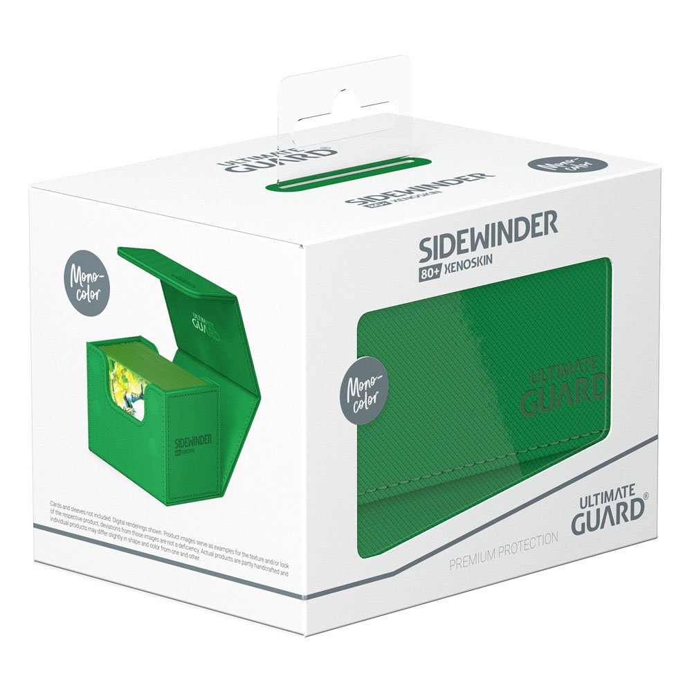 Ultimate Guard Sidewinder 80+ Xenoskin - Green DS Modellismo Ultimate Guard Sidewinder 80+ Xenoskin Green