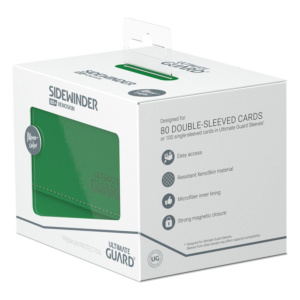 Ultimate Guard Sidewinder 80+ Xenoskin - Green DS Modellismo Ultimate Guard Sidewinder 80+ Xenoskin Green