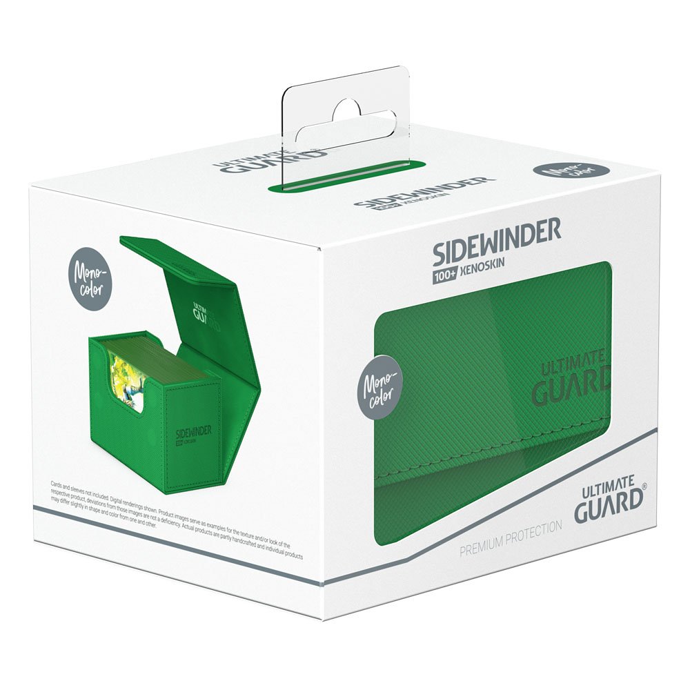 Ultimate Guard Sidewinder 100+ Xenoskin - Green DS Modellismo Ultimate Guard Sidewinder 100+ Xenoskin
