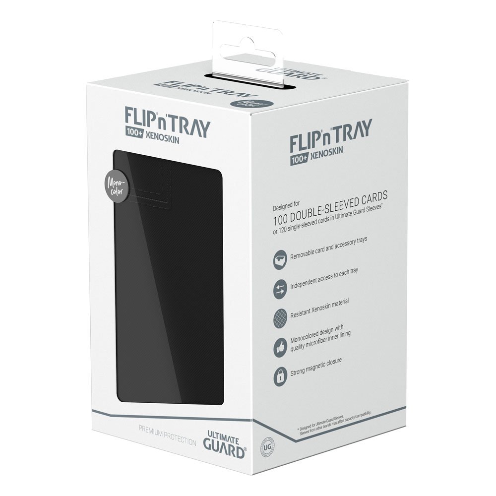 Ultimate Guard Flip'n'Tray 100+ Xenoskin - Black DS Modellismo Ultimate Guard Flip'n'Tray 100+ Xenoskin