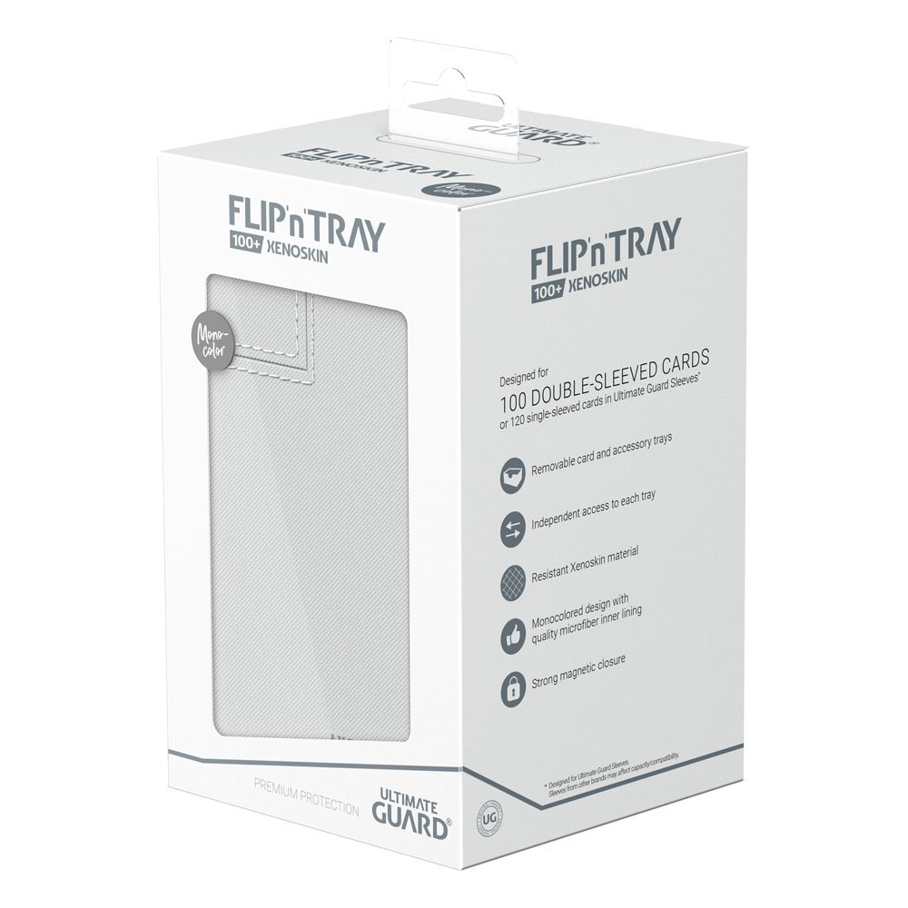 Ultimate Guard Flip'n'Tray 100+ Xenoskin - White DS Modellismo Ultimate Guard Flip'n'Tray 100+ Xenoskin
