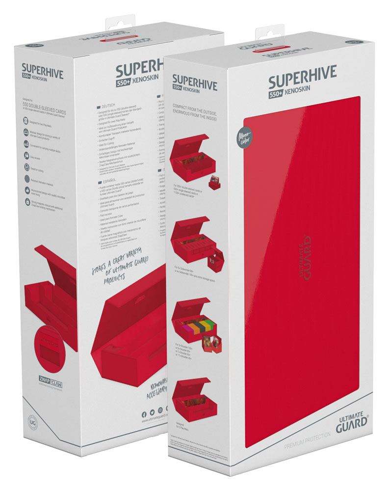 Ultimate Guard Superhive 550+ Xenoskin - Red DS Modellismo Ultimate Guard Superhive 550+ Xenoskin Red