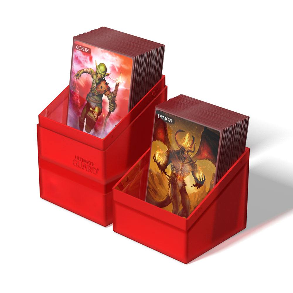 Ultimate Guard Boulder'n'Tray 100+ - Ruby DS Modellismo Ultimate Guard Boulder'n'Tray 100+ Ruby