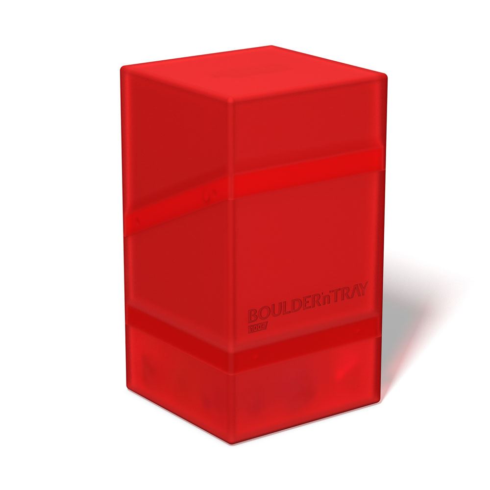 Ultimate Guard Boulder'n'Tray 100+ - Ruby DS Modellismo Ultimate Guard Boulder'n'Tray 100+ Ruby