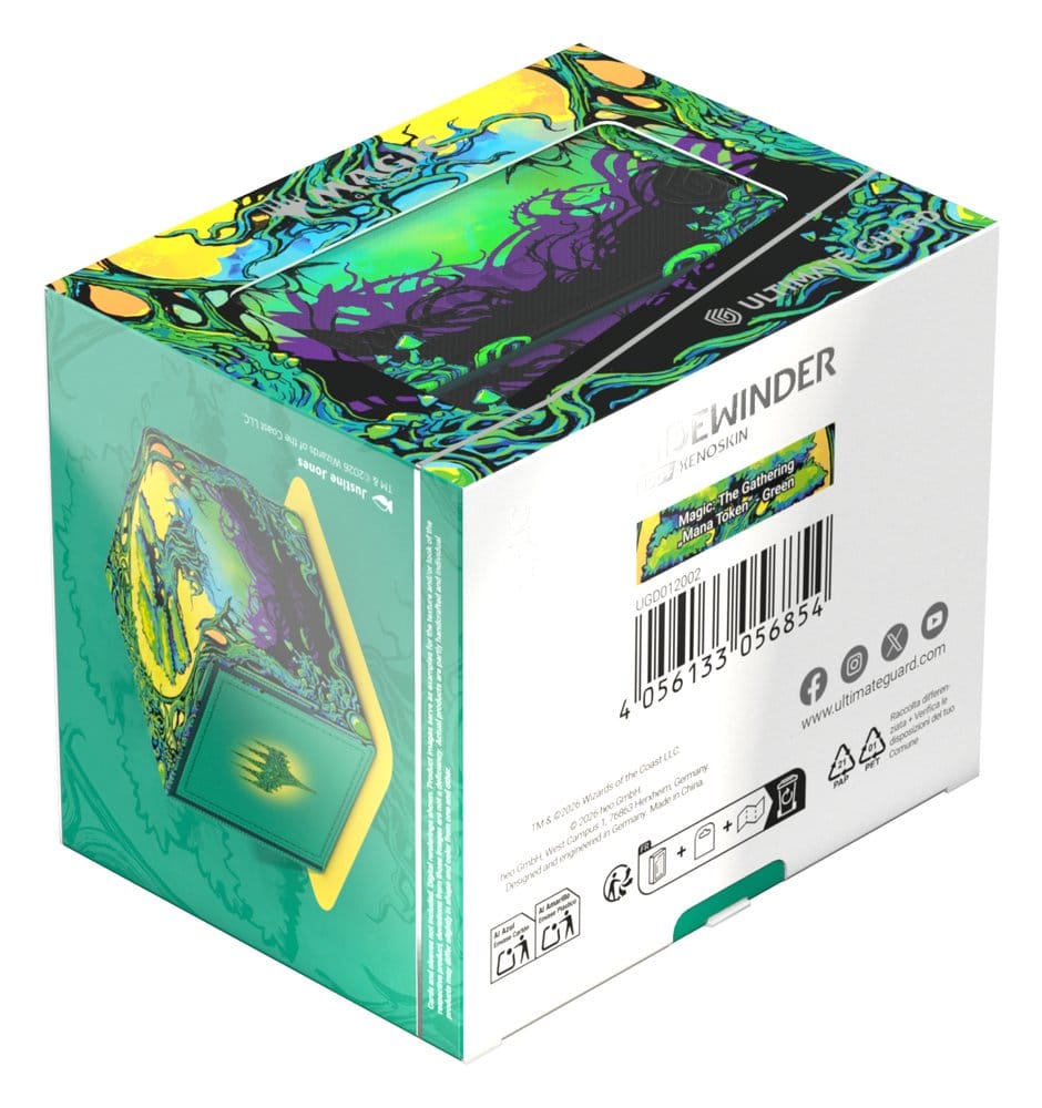Ultimate Guard Sidewinder 100+ Xenoskin Magic: The Gathering "Mana Token" - Forest DS Modellismo Ultimate Guard Sidewinder 100+ Xenoskin
