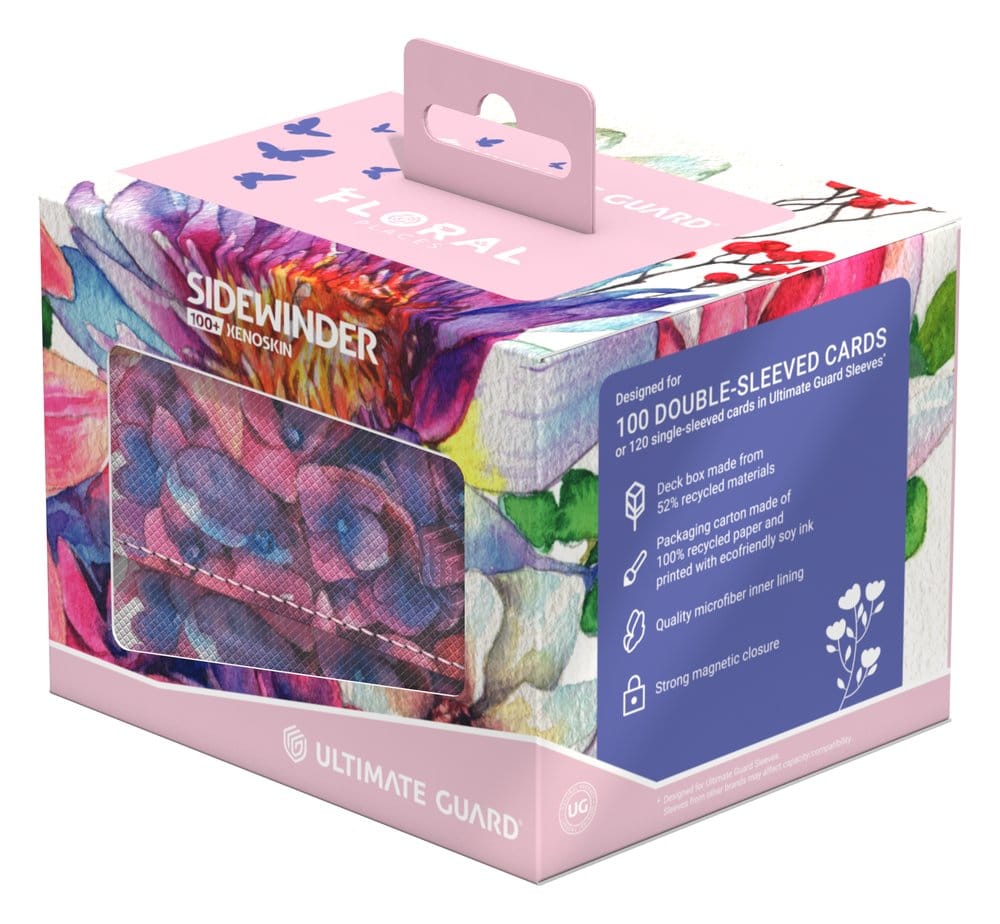 Ultimate Guard Sidewinder 100+ Xenoskin "Floral Places" - Lotus Bloom DS Modellismo Ultimate Guard Sidewinder 100+ Xenoskin