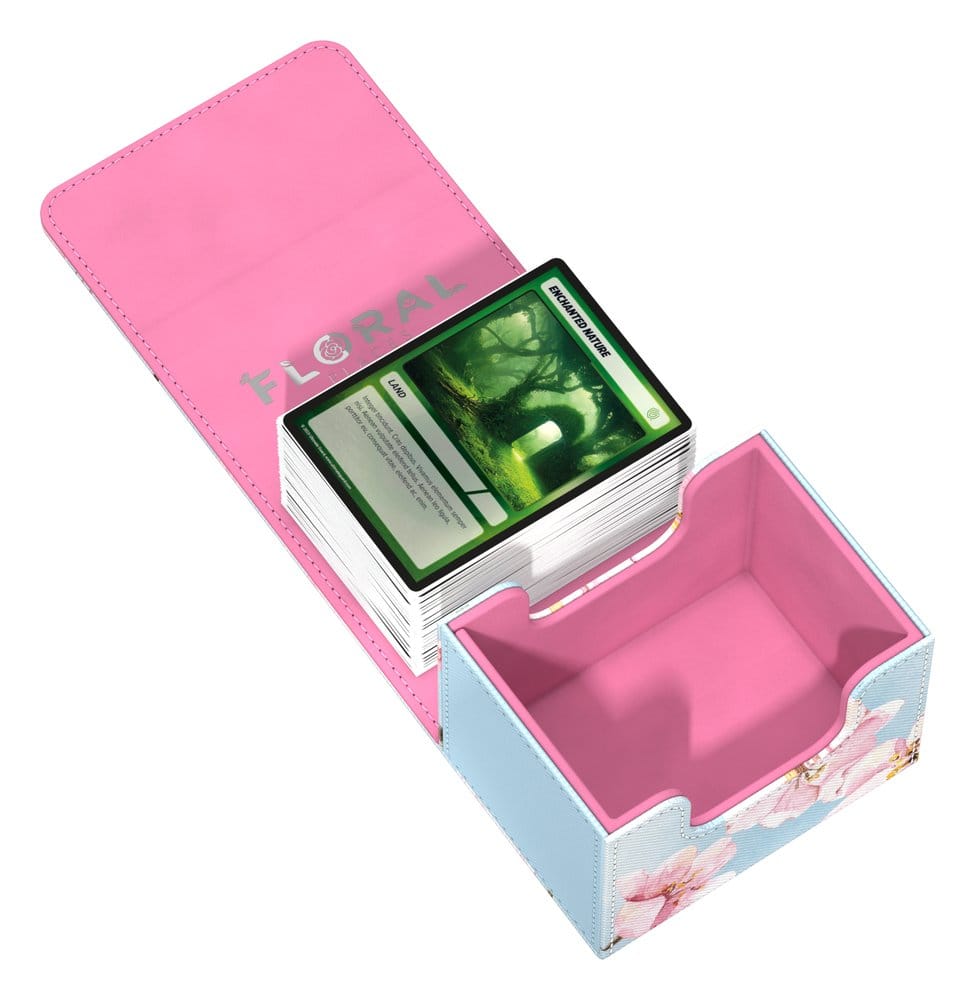 Ultimate Guard Sidewinder 100+ Xenoskin "Floral Places" - Cherry Blossom DS Modellismo Ultimate Guard Sidewinder 100+ Xenoskin
