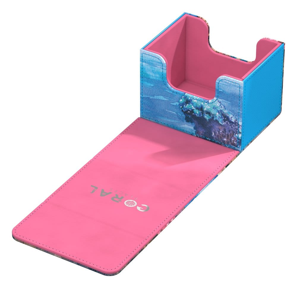 Ultimate Guard Sidewinder 100+ Xenoskin "Coral Places" - Seablue Hush DS Modellismo Ultimate Guard Sidewinder 100+ Xenoskin