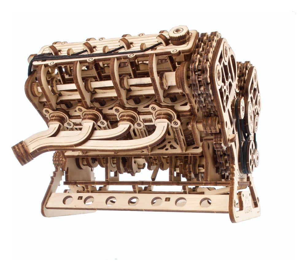 Puzzle Ugears 3D in legno V8 Engine DS Modellismo Puzzle Ugears 3D in legno V8 Engine