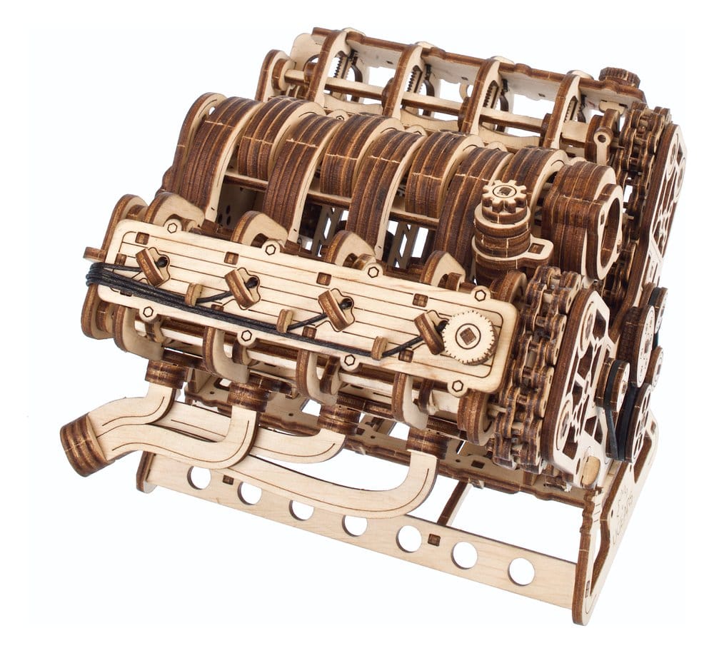 Puzzle Ugears 3D in legno V8 Engine DS Modellismo Puzzle Ugears 3D in legno V8 Engine