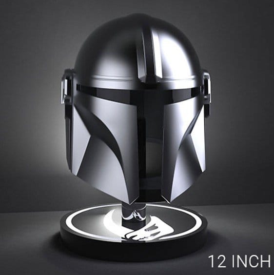 Lampada d'atmosfera Star Wars Helmet The Mandalorian 30 cm DS Modellismo Lampada d'atmosfera Star Wars Helmet