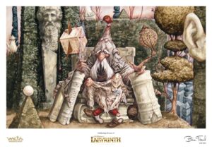 Labyrinth (1986) Printed Art Wiseman