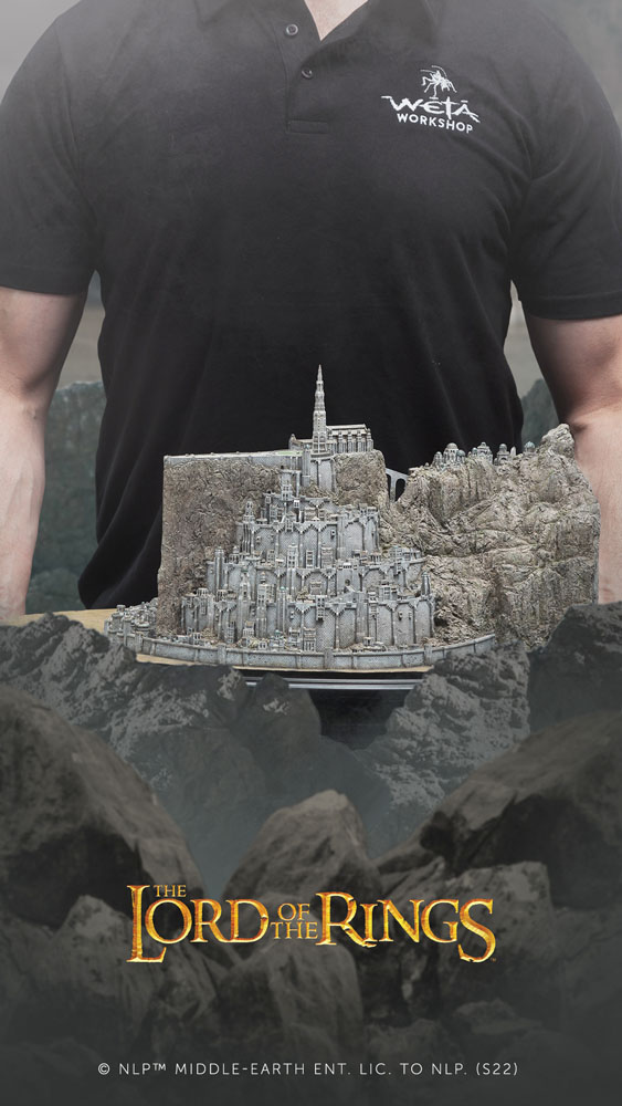 Statua Il Signore degli Anelli Minas Tirith 21 cm DS Modellismo Statua Il Signore degli Anelli Minas Tirith