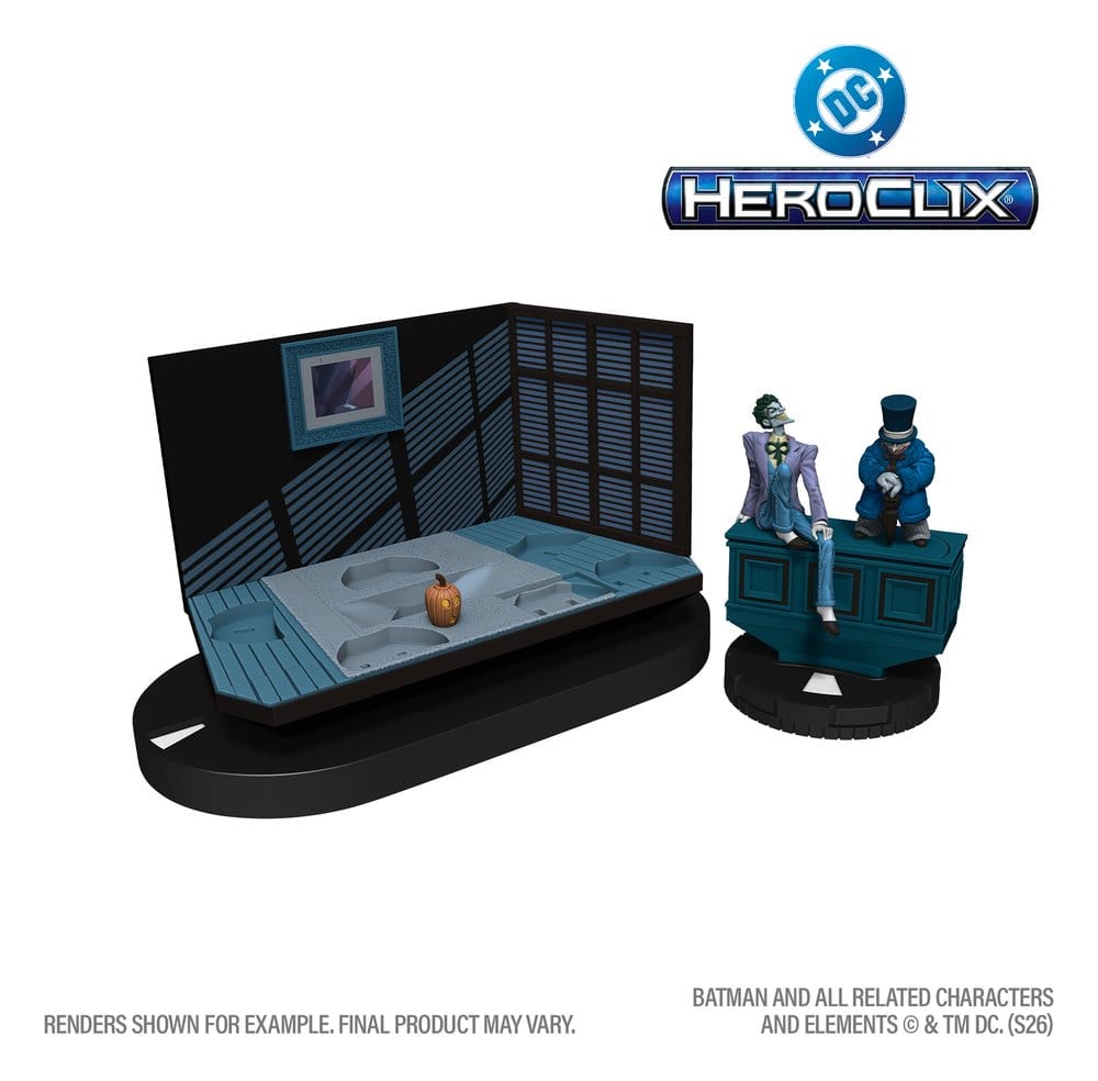 DC HeroClix SwitchClix Minifigures with Base The Long Halloween Team Base 23 cm DS Modellismo Dc HeroClix SwitchClix Minifigures with Base