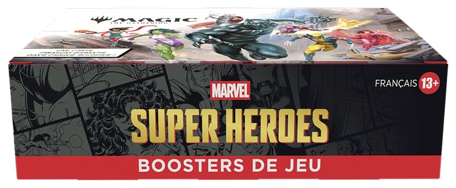 Magic the Gathering Marvel Super Heroes Play Booster Display (30) french DS Modellismo Magic Gathering Marvel Super Heroes Play