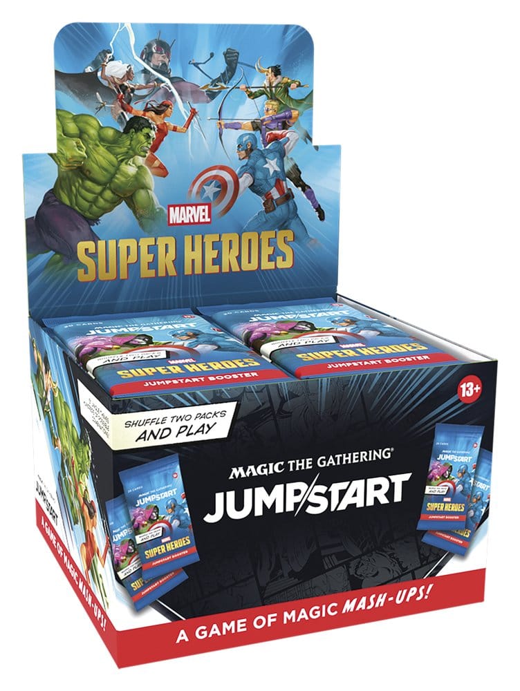 Magic the Gathering Marvel Super Heroes Jumpstart Booster Display (24) english - Damaged packaging DS Modellismo Magic Gathering Marvel Super Heroes
