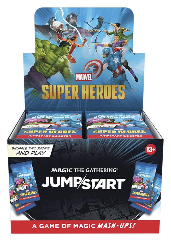 Magic the Gathering Marvel Super Heroes Jumpstart Booster Display (24) english - Damaged packaging DS Modellismo Magic Gathering Marvel Super Heroes