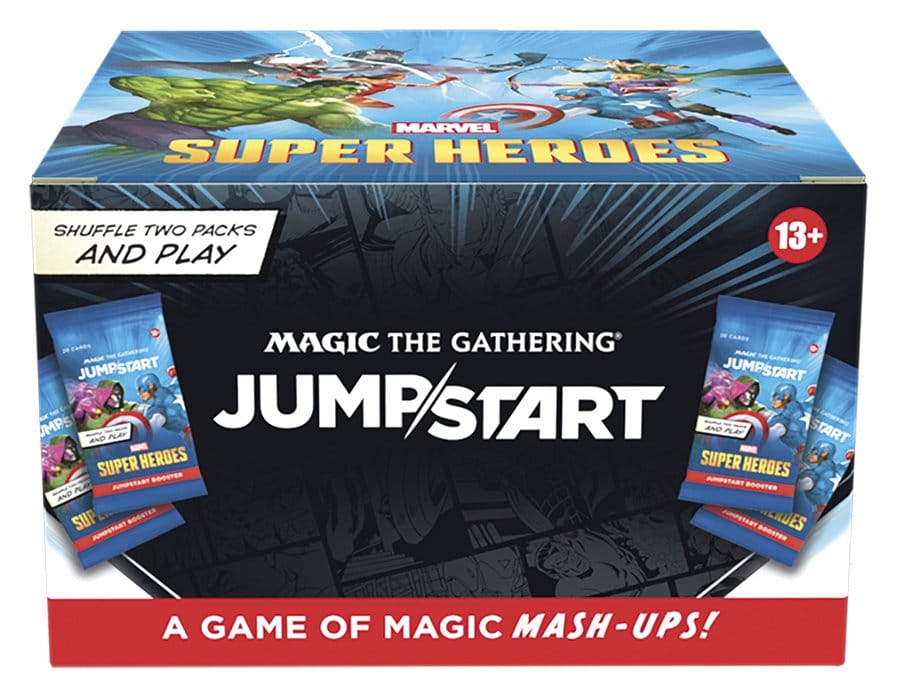 Magic the Gathering Marvel Super Heroes Jumpstart Booster Display (24) english - Damaged packaging DS Modellismo Magic Gathering Marvel Super Heroes