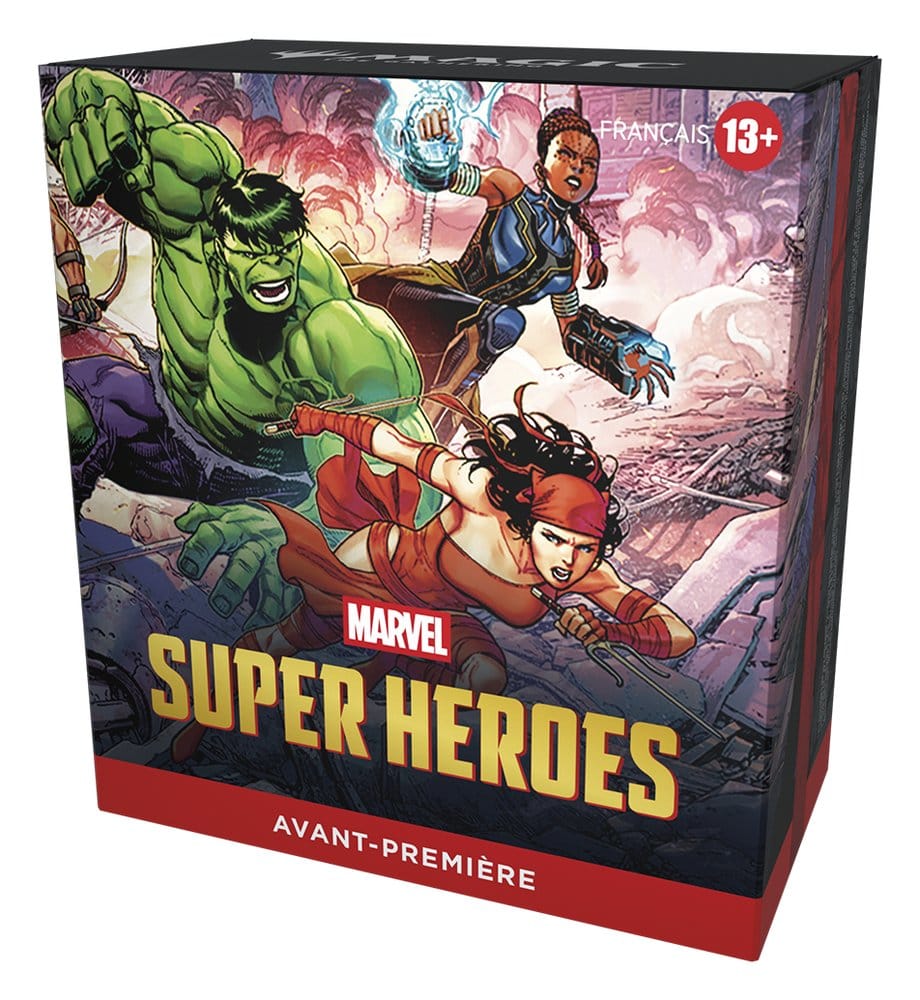Magic the Gathering Marvel Super Heroes Prerelease Packs Case (15) french DS Modellismo Magic Gathering Marvel Super Heroes
