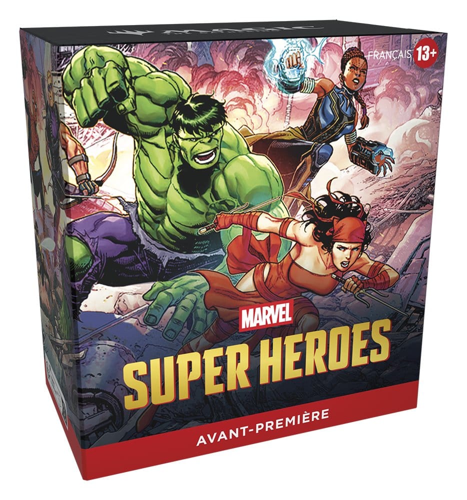 Magic the Gathering Marvel Super Heroes Prerelease Packs Case (15) french DS Modellismo Magic Gathering Marvel Super Heroes