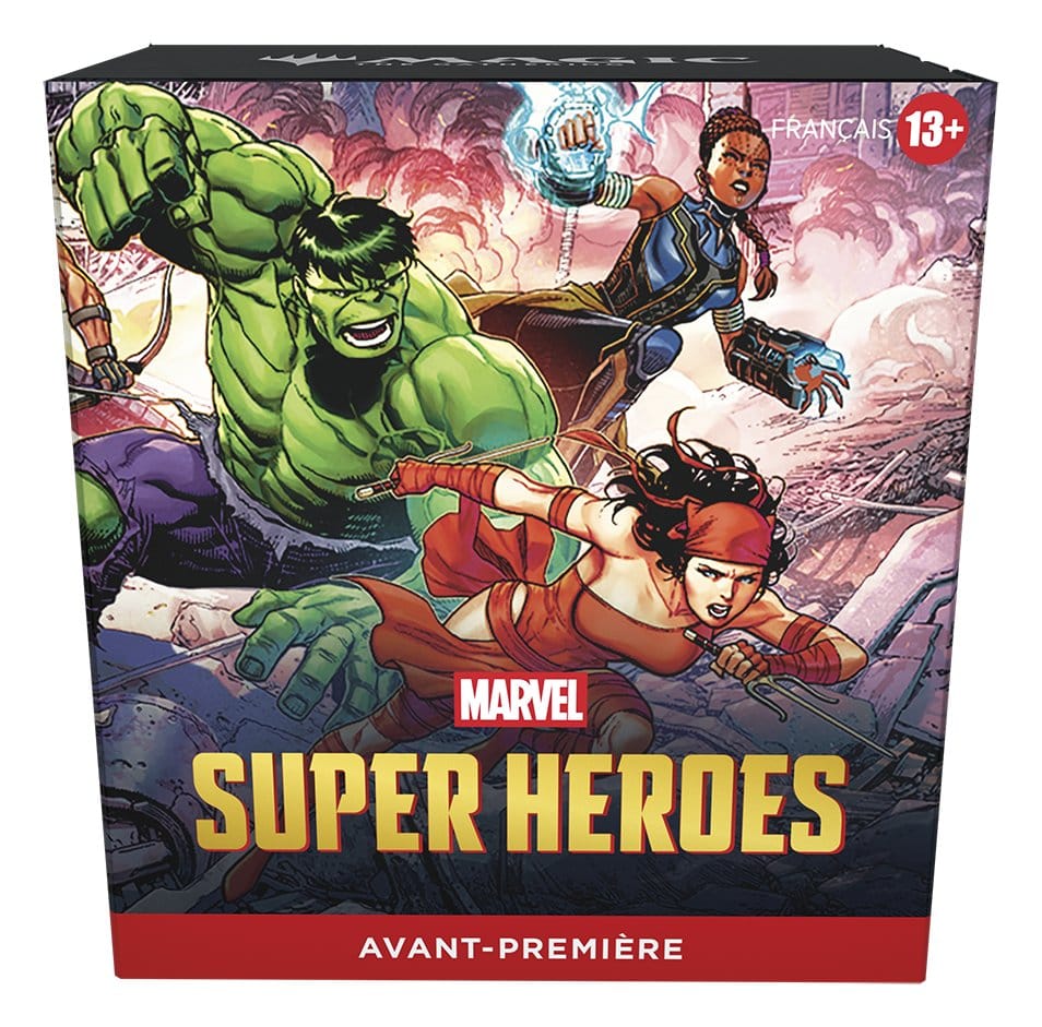 Magic the Gathering Marvel Super Heroes Prerelease Packs Case (15) french DS Modellismo Magic Gathering Marvel Super Heroes