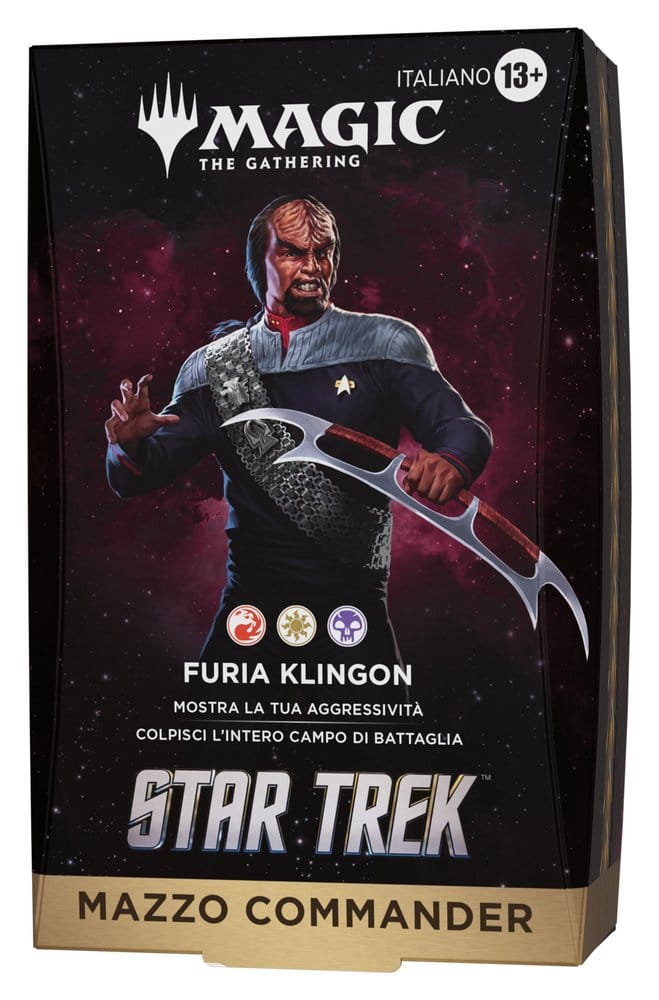 Magic the Gathering Star Trek Commander Decks Case (4) italian DS Modellismo Magic Gathering Star Trek Commander Decks
