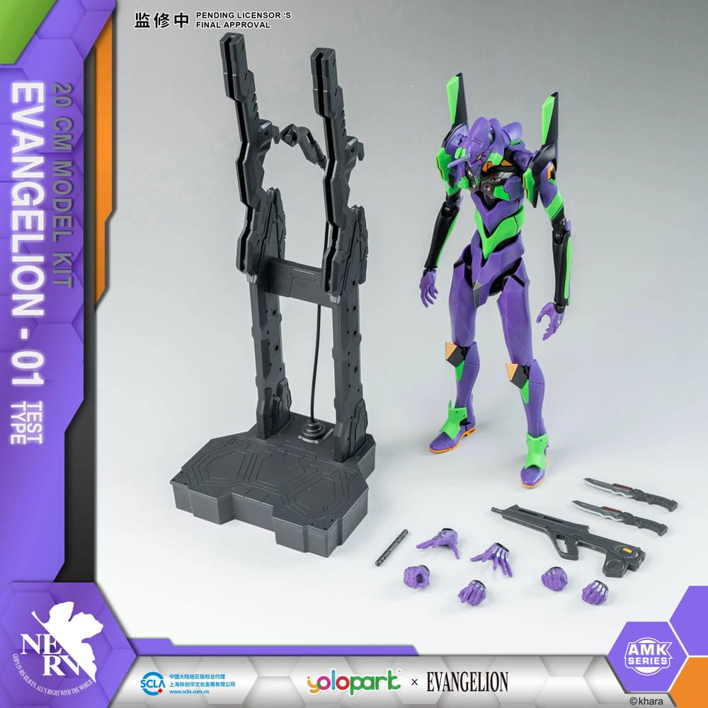 Neon Genesis Evangelion AMK Series Plastic Model Kit Eva-01 20 cm DS Modellismo Neon Genesis Evangelion Amk Plastic Model