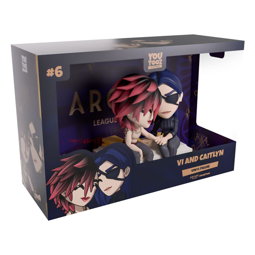 Arcane Vinyl Figures 2-Pack Vi & Caitlyn 11 cm DS Modellismo Arcane Vi & Caitlyn Youtooz