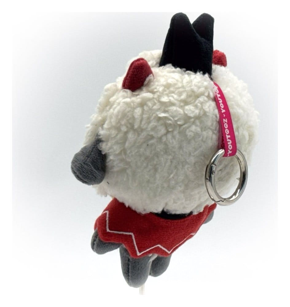Portachiavi peluche Cult of the Lamb The Lamb 13 cm DS Modellismo Portachiavi peluche Cult Lamb Lamb Youtooz